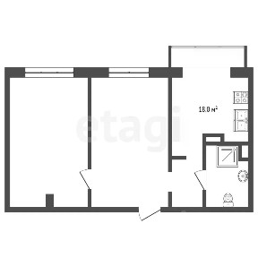 Продается 2-комн. квартира, 68 м²