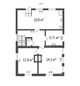 Продается 2-этажный дом, 100 м²