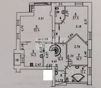 Продается 5-комн. квартира, 208,4 м²