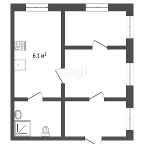 Продается 2-комн. квартира, 50,5 м²