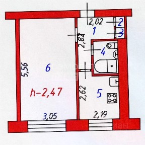 Продается 1-комн. квартира, 28,9 м²