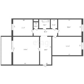 Продается 3-комн. квартира, 66,5 м²