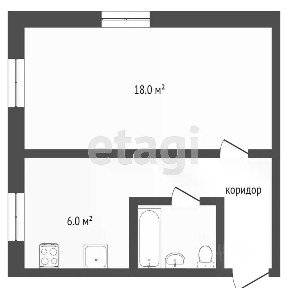 Продается 1-комн. квартира, 32 м²