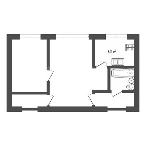 Продается 2-комн. квартира, 42,8 м²
