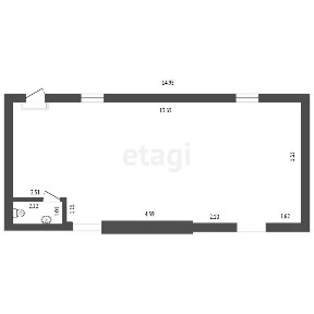 Продается торговая площадь, 76,6 м²