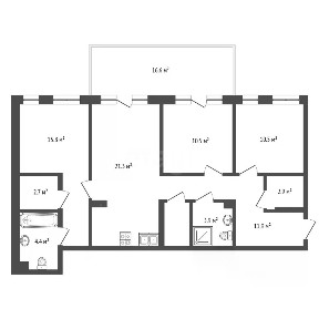 Продается 3-комн. квартира, 102,7 м²