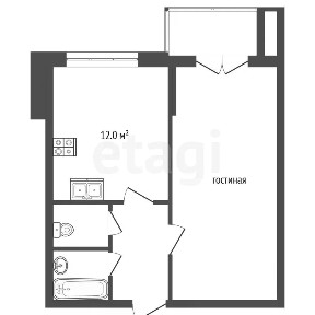 Продается 1-комн. квартира, 48 м²