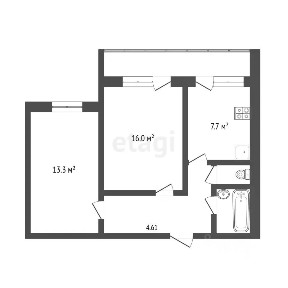 Продается 2-комн. квартира, 50 м²