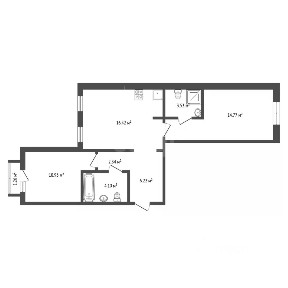 Продается 2-комн. квартира, 58,31 м²