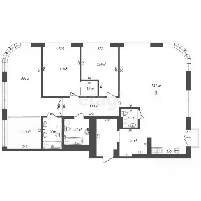 Продается 3-комн. квартира, 173,1 м²