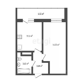 Продается 1-комн. квартира, 31,3 м²