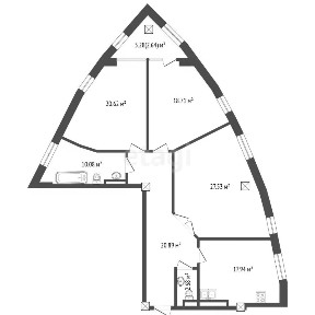 Продается 3-комн. квартира, 118,7 м²