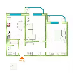 Продается 2-комн. квартира, 64,5 м²