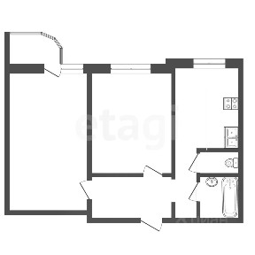 Продается 1/2 квартиры, 56,4/32/9 м²