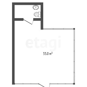 Сдается торговая площадь, 33 м²