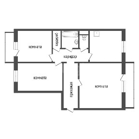 Продается 3-комн. квартира, 64 м²