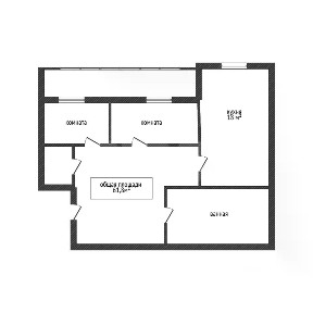 Сдается 2-комн. квартира, 61,8 м²