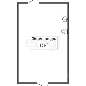 Сдается торговая площадь, 13 м²