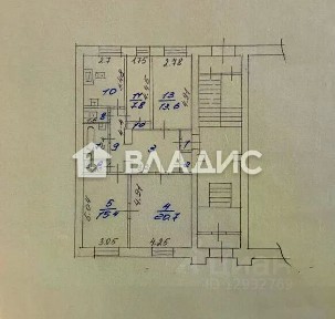Продается 4-комн. квартира, 87,3 м²
