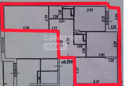Продается 3-комн. квартира, 76,4 м²