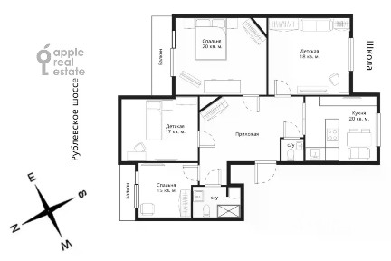 Сдается 4-комн. квартира, 120 м²