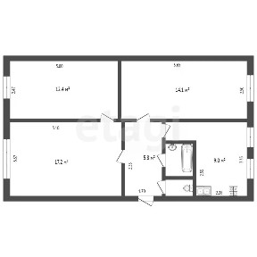 Продается 3-комн. квартира, 61,8 м²