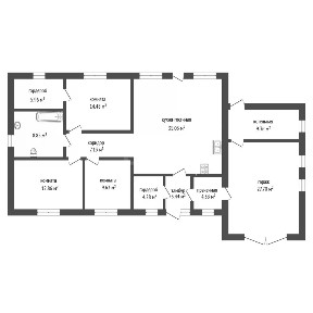 Продается 1-этажный дом, 164,5 м²