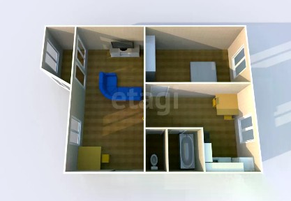Продается 2-комн. квартира, 73,5 м²