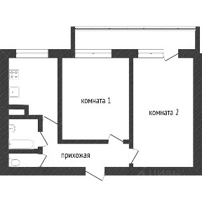 Продается 2-комн. квартира, 50,9 м²