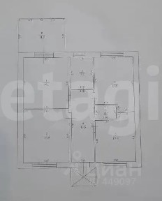 Продается 1-этажный дом, 109 м²