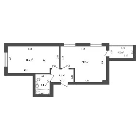Продается 2-комн. квартира, 48,1 м²