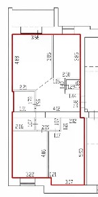 Продается 3-комн. квартира, 76 м²