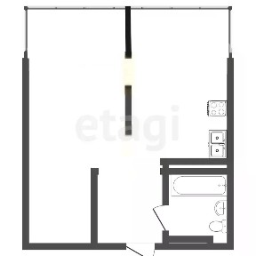Продается 1-комн. квартира, 38,4 м²