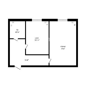Продается 1-комн. квартира, 48,19 м²