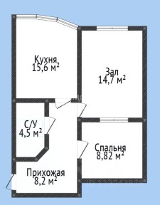 Продается 2-комн. квартира, 52 м²