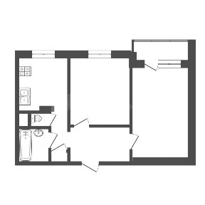 Продается 2-комн. квартира, 51,5 м²
