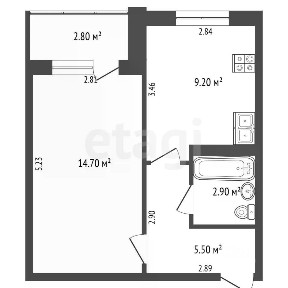 Продается 1-комн. квартира, 32,3 м²