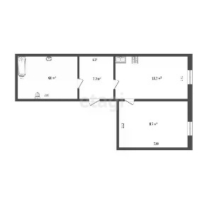 Продается 1-комн. квартира, 25,4 м²