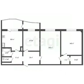 Продается 3-комн. квартира, 75,4 м²