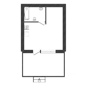 Продается апартаменты-студия, 29,2 м²