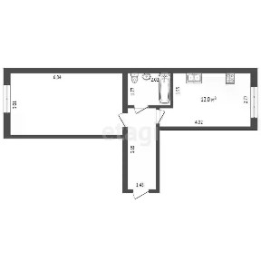 Продается 1-комн. квартира, 37 м²