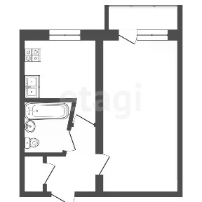 Продается 1-комн. квартира, 31,5 м²