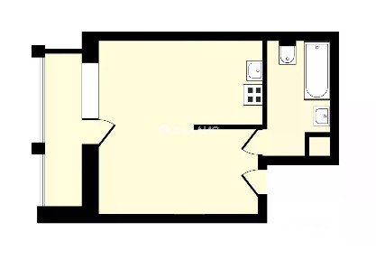 Продается студия, 28,8 м²