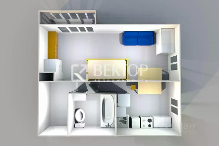 Продается 1-комн. квартира, 31,8 м²