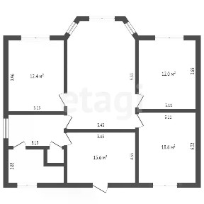 Продается 1-этажный дом, 100 м²