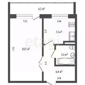Продается 1-комн. квартира, 36 м²