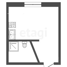 Продается студия, 12 м²