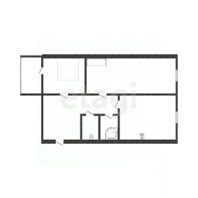 Продается 2-комн. квартира, 50,6 м²