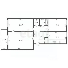 Продается 3-комн. квартира, 59,3 м²