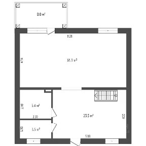 Продается 2-этажный дом, 140 м²